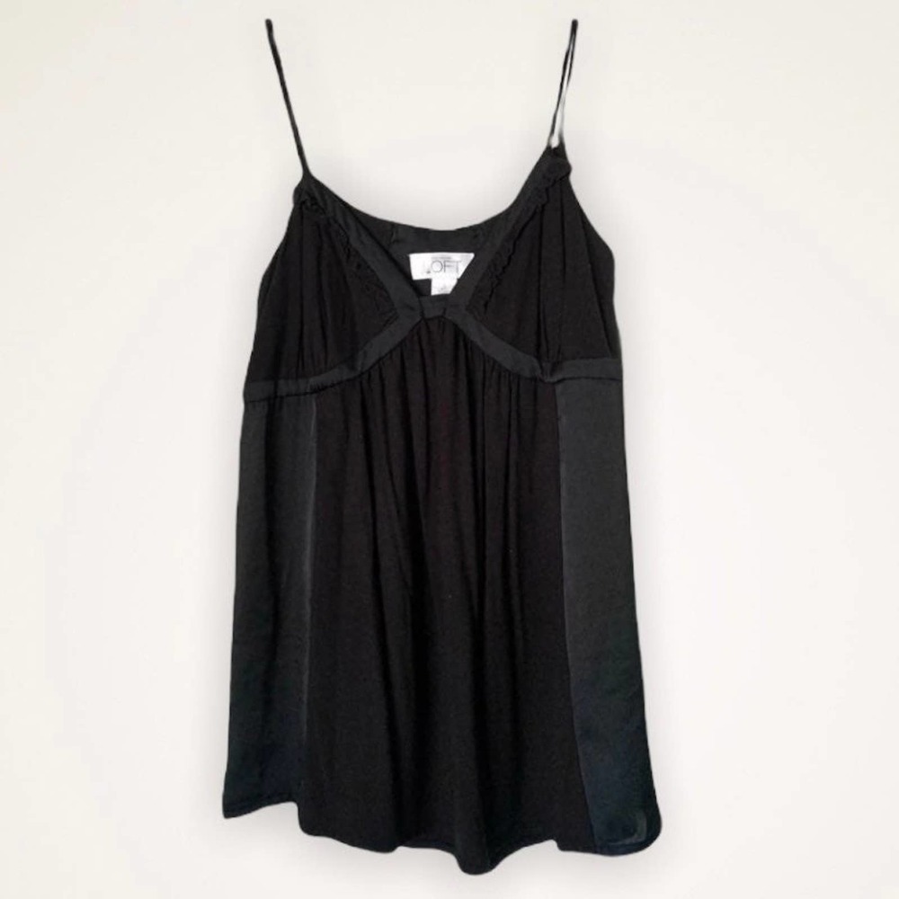 Ann Taylor Loft Black Night Cami